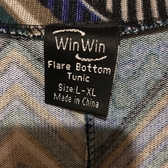 Win Win -Ladies Top (flair bottom Tunic) - Picture 2 of 3